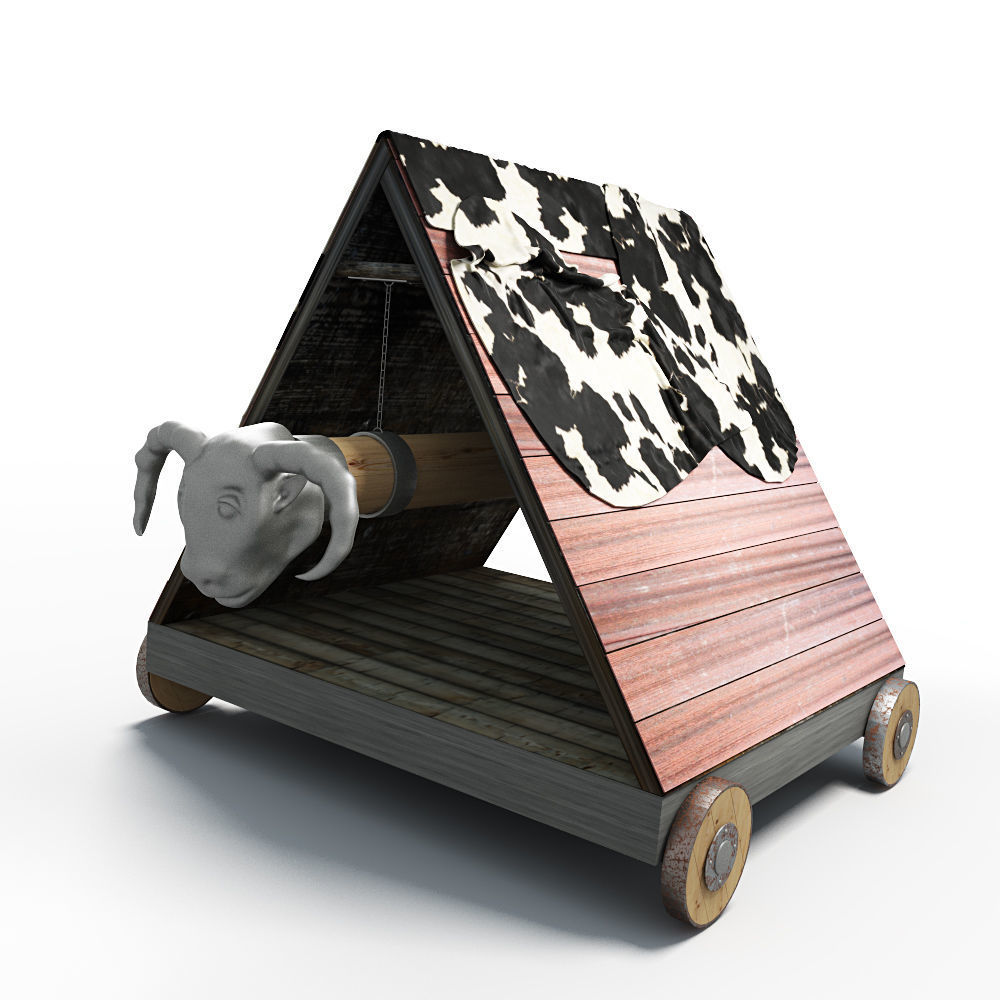 Battering ram 3D model_1