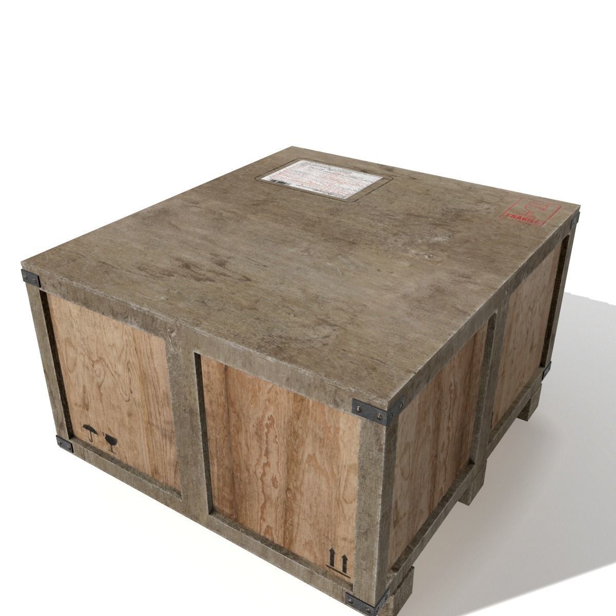 Transport crates Pack 2 PBR Low-poly 3D model_25