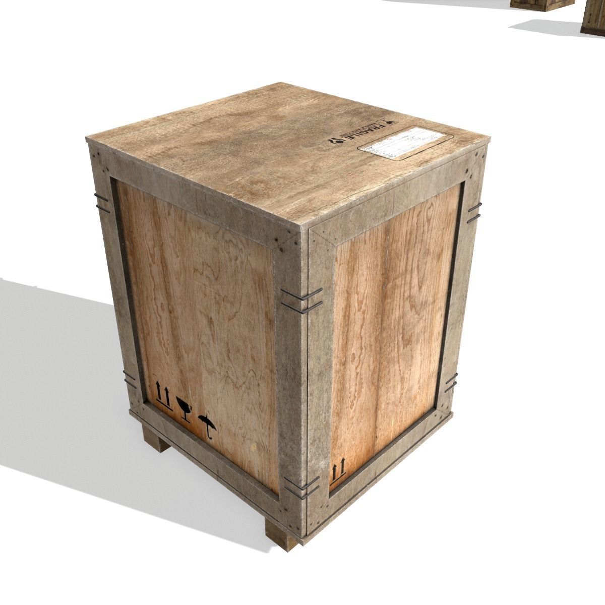 Transport crates Pack 2 PBR Low-poly 3D model_5