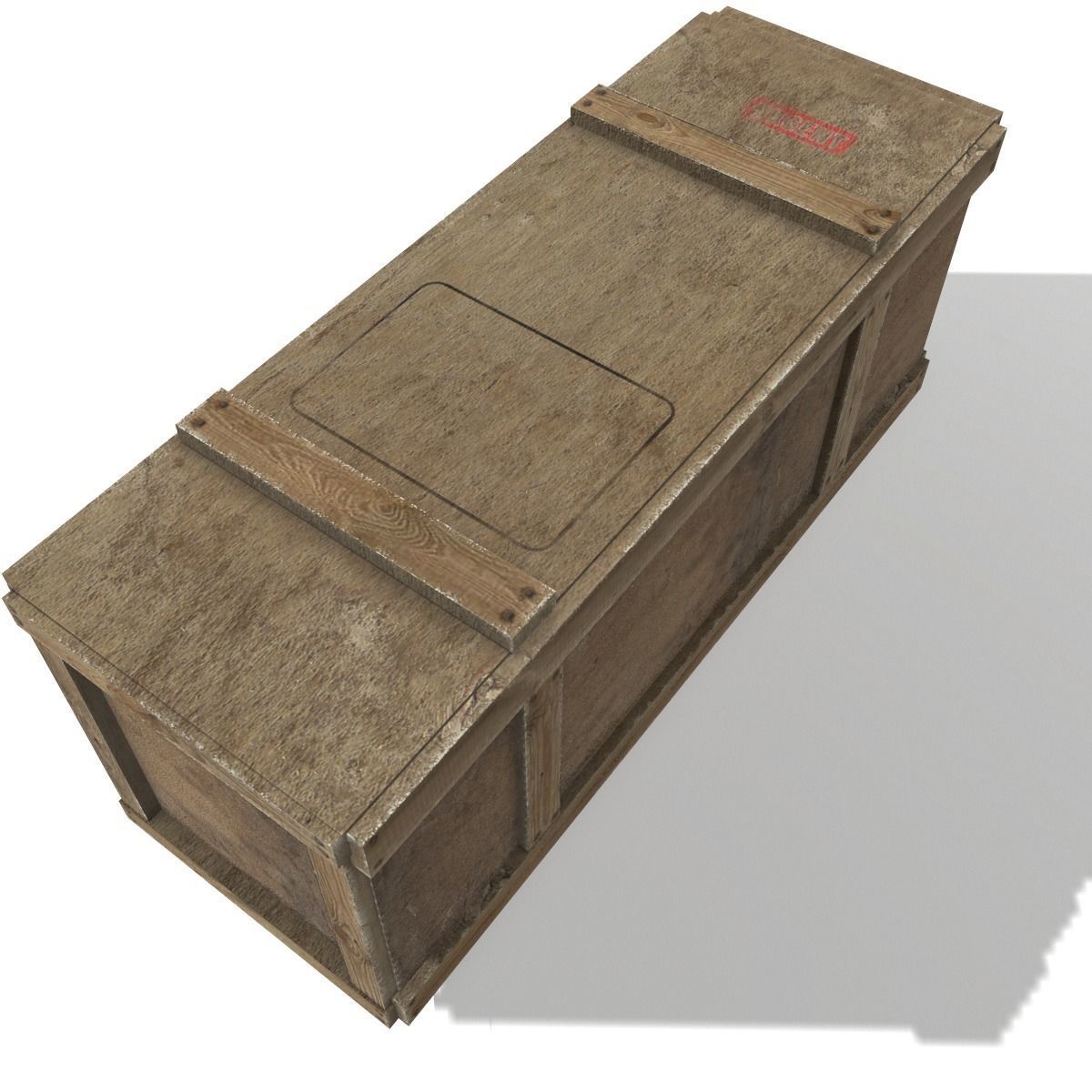 Transport crates Pack 2 PBR Low-poly 3D model_18