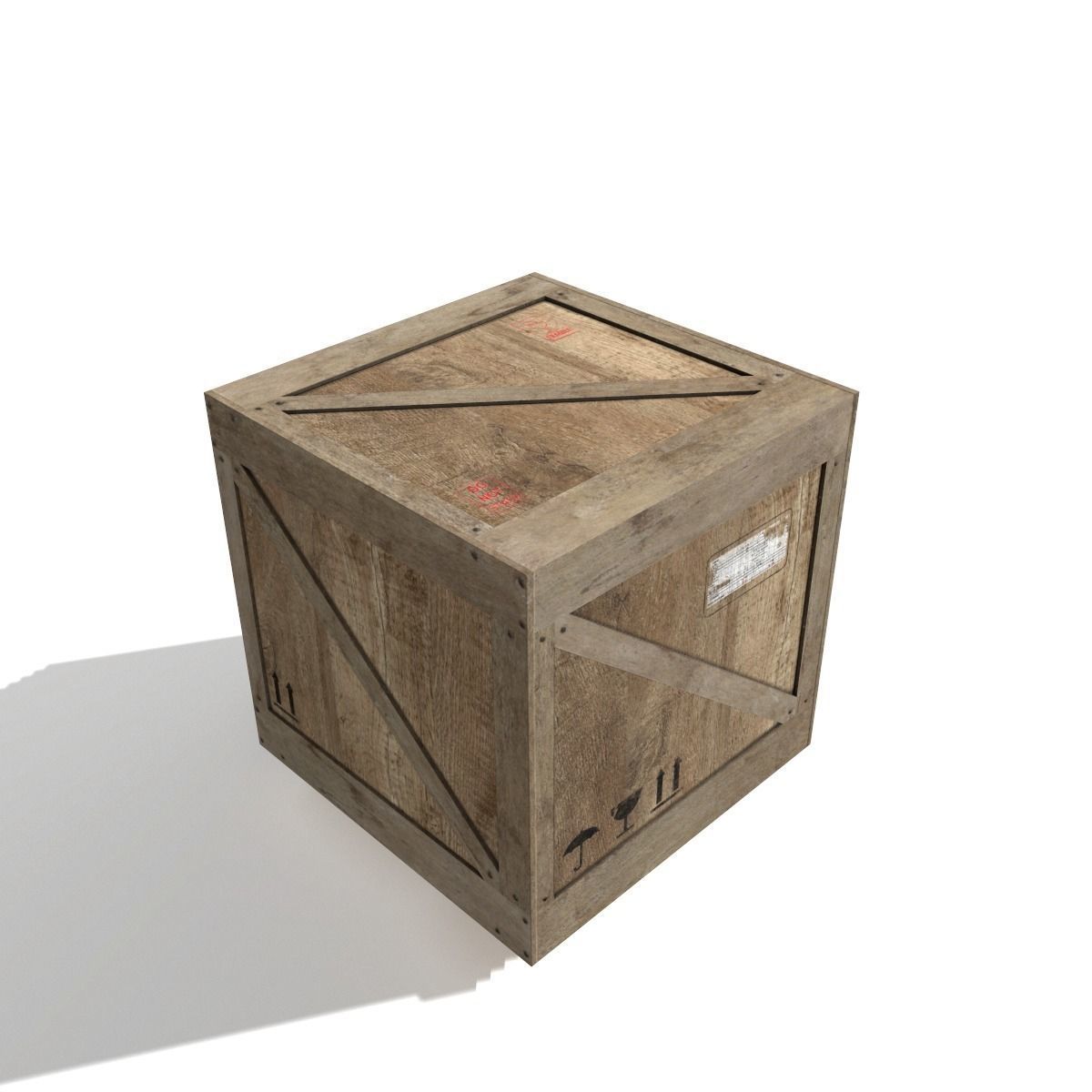 Transport crates Pack 2 PBR Low-poly 3D model_17