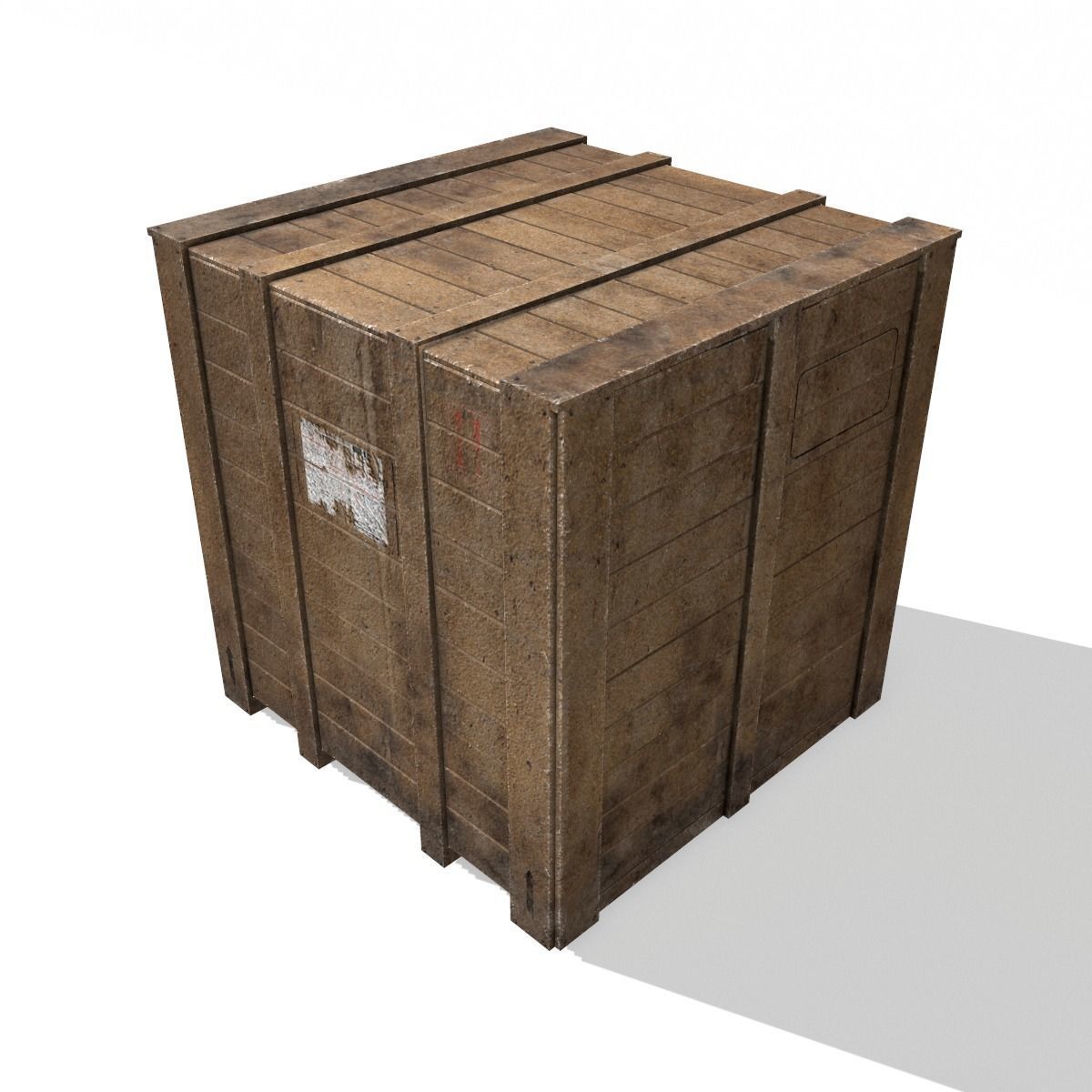 Transport crates Pack 2 PBR Low-poly 3D model_14