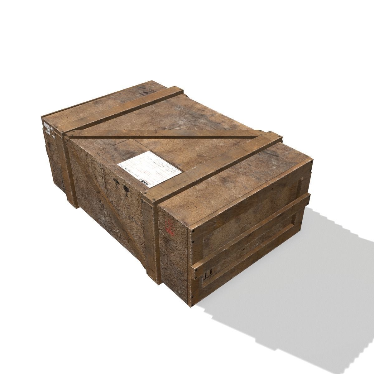 Transport crates Pack 2 PBR Low-poly 3D model_11