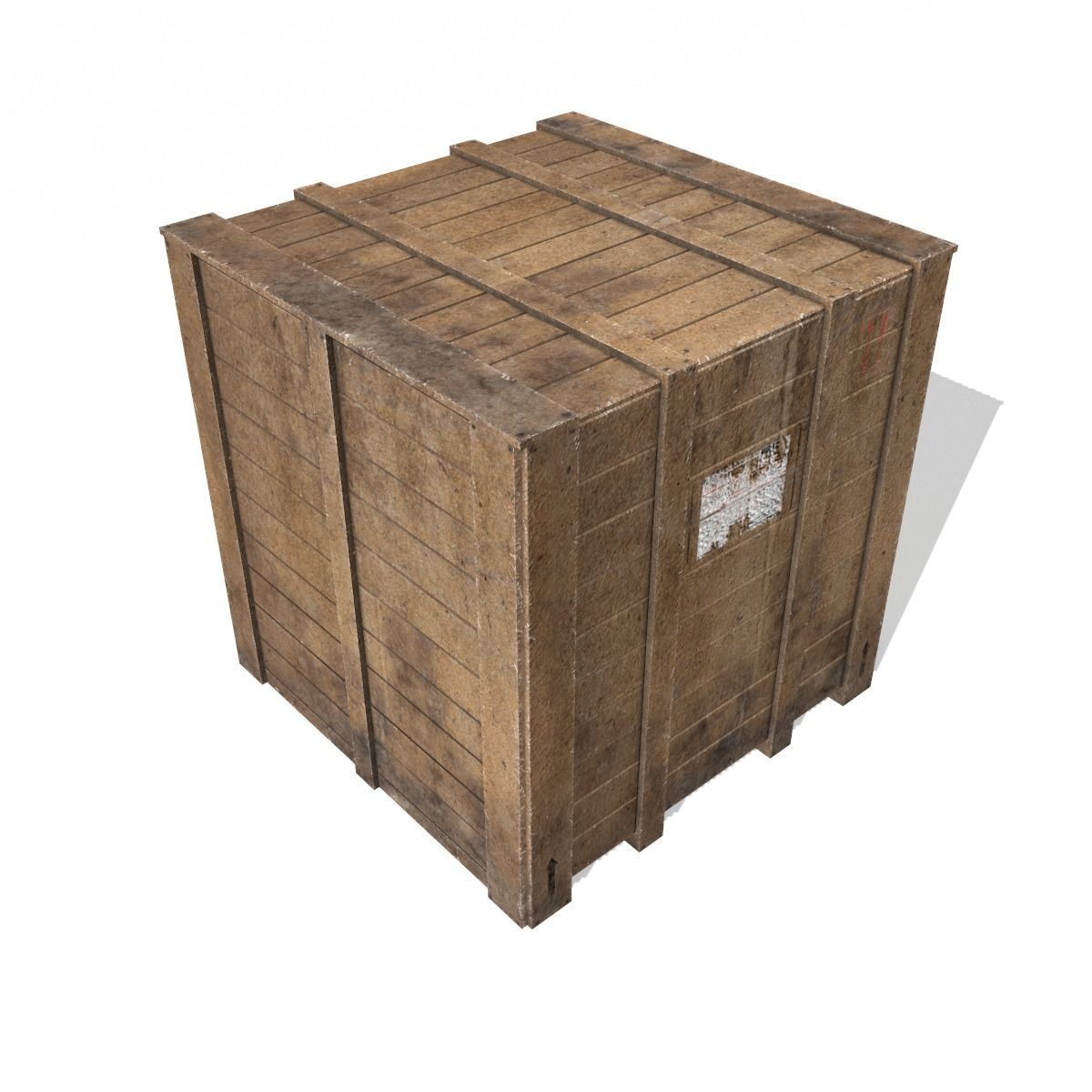 Transport crates Pack 2 PBR Low-poly 3D model_13