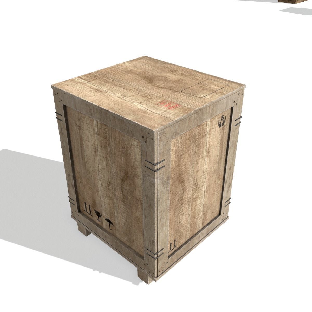 Transport crates Pack 2 PBR Low-poly 3D model_8