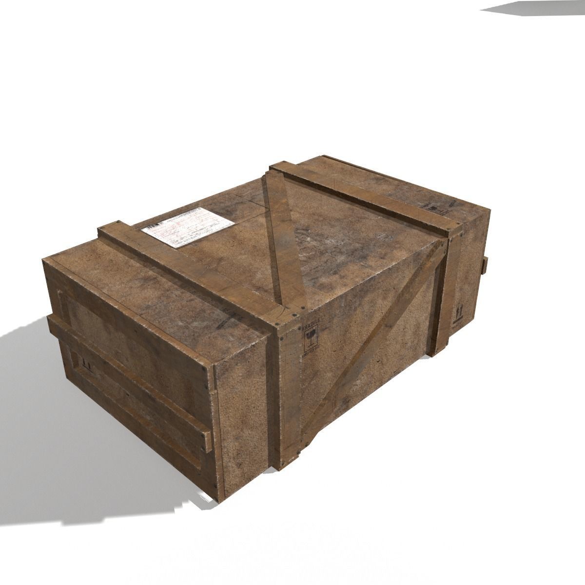 Transport crates Pack 2 PBR Low-poly 3D model_12