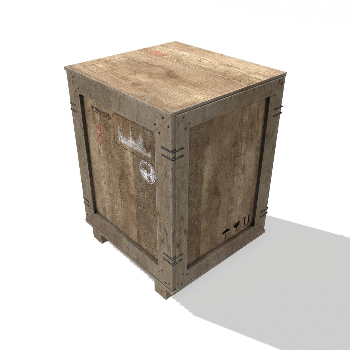 Transport crates Pack 2 PBR Low-poly 3D model_7