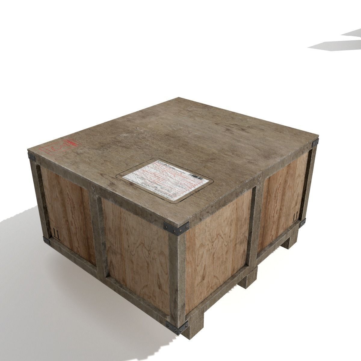 Transport crates Pack 2 PBR Low-poly 3D model_19