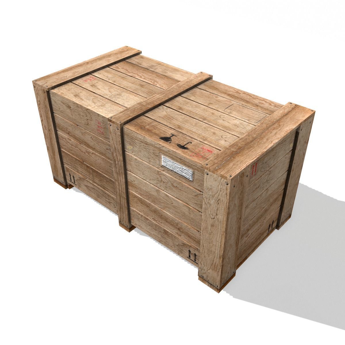 Transport crates Pack 2 PBR Low-poly 3D model_4