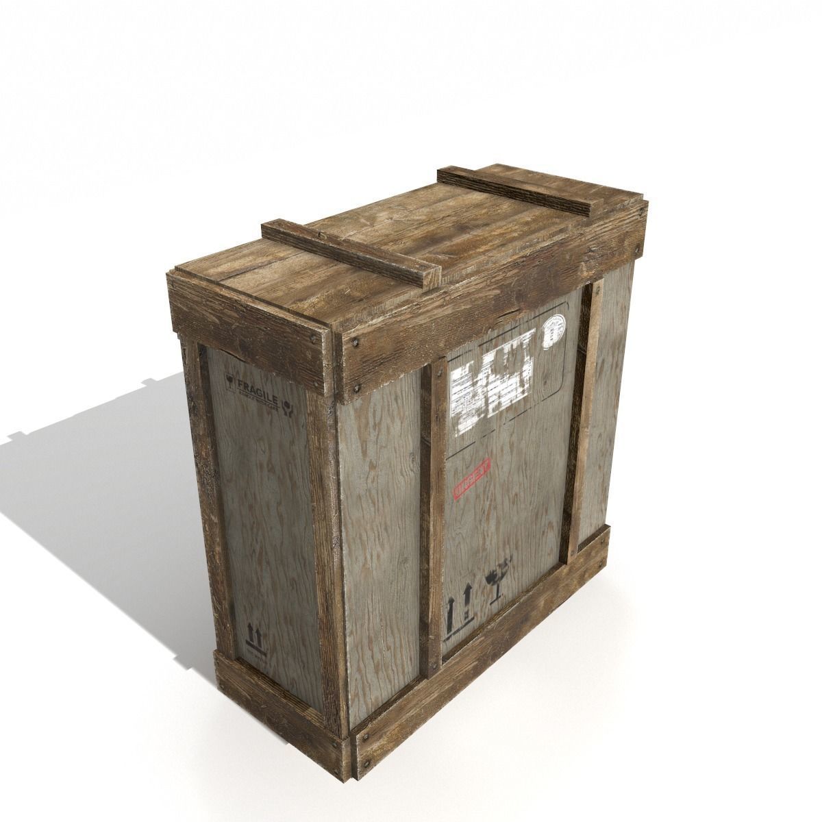 Transport crates Pack 2 PBR Low-poly 3D model_22