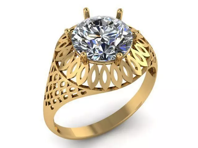 Ring T01402 3D print model_0