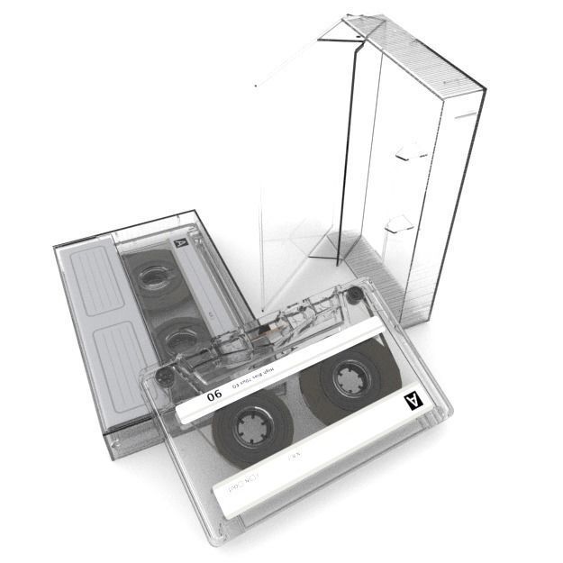 Compact cassette PBR 000 3D model_5