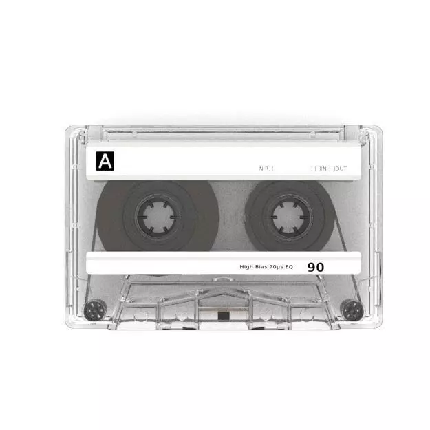 Compact cassette PBR 000 3D model_0