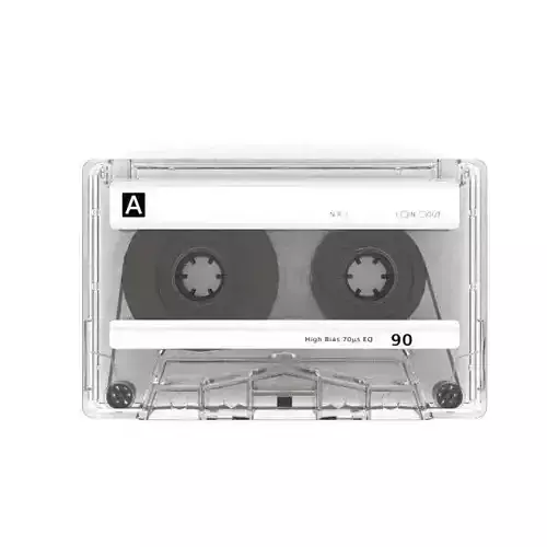 Compact cassette PBR 000 3D model