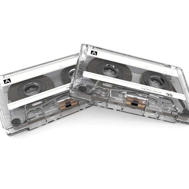 Compact cassette PBR 000 3D model_4