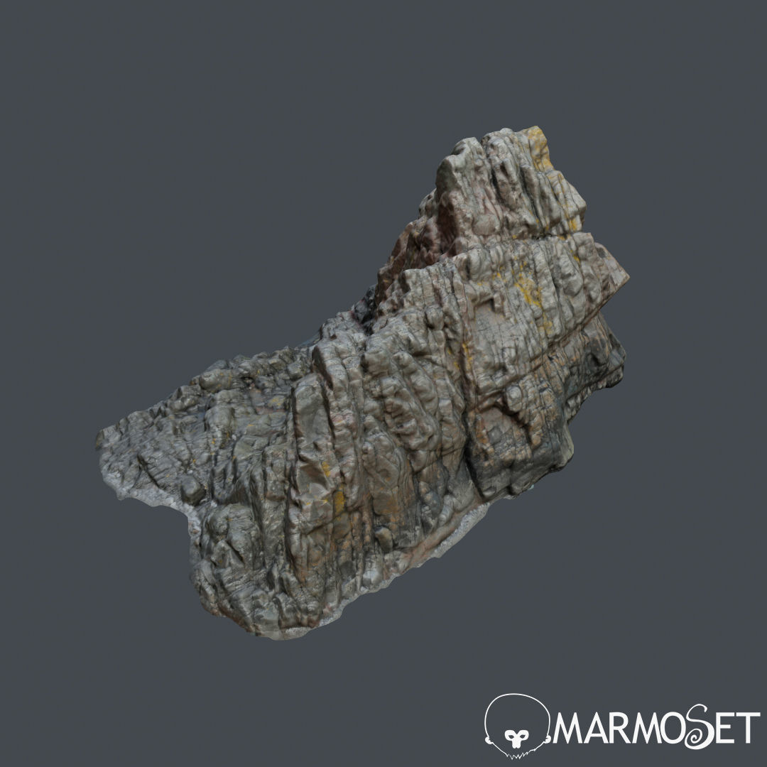 Cliff pack G bundle 3D model_40