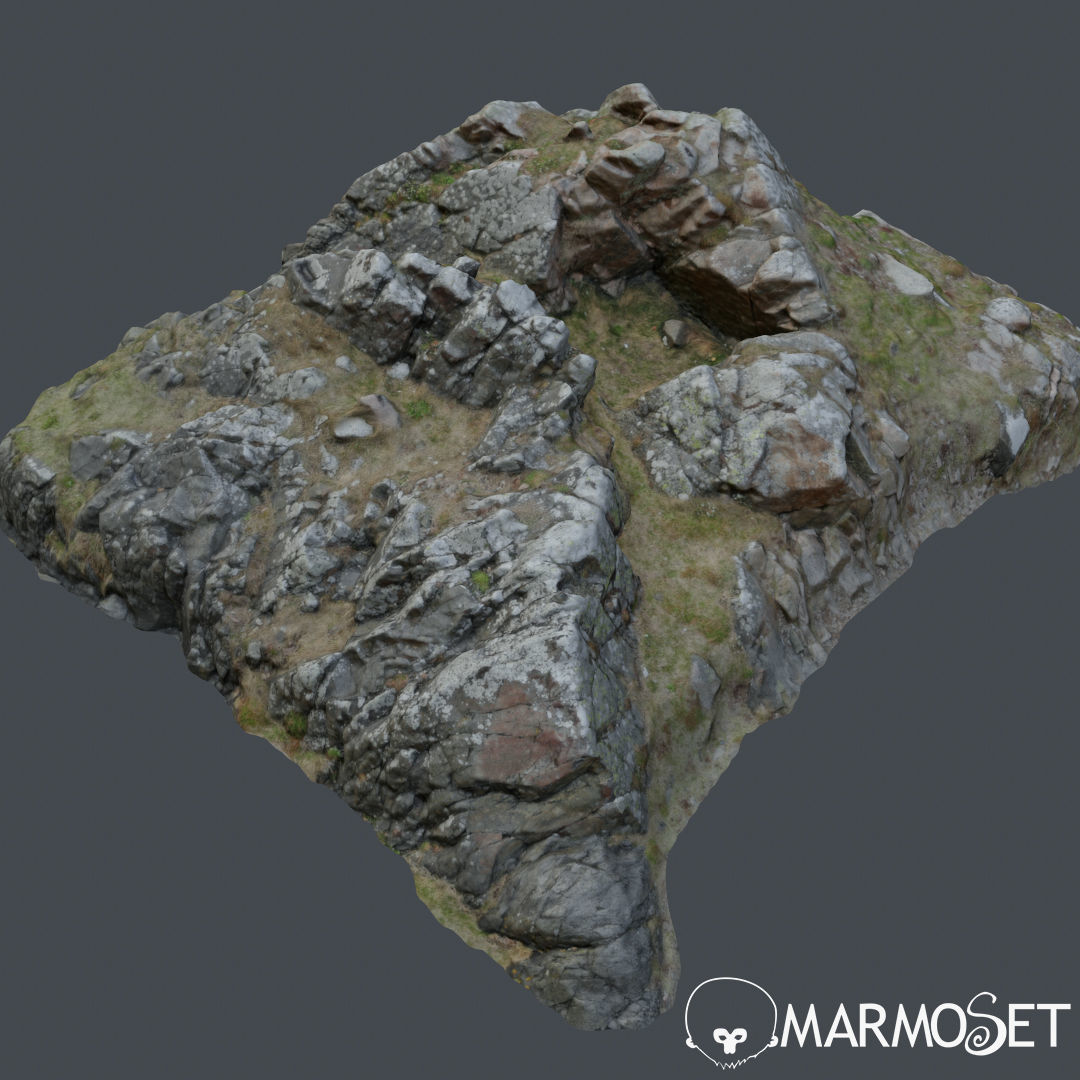 Cliff pack G bundle 3D model_8