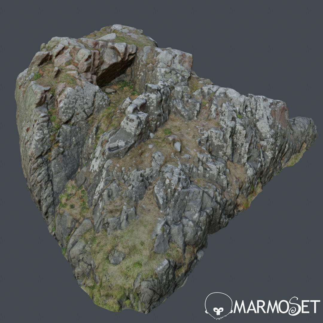 Cliff pack G bundle 3D model_7