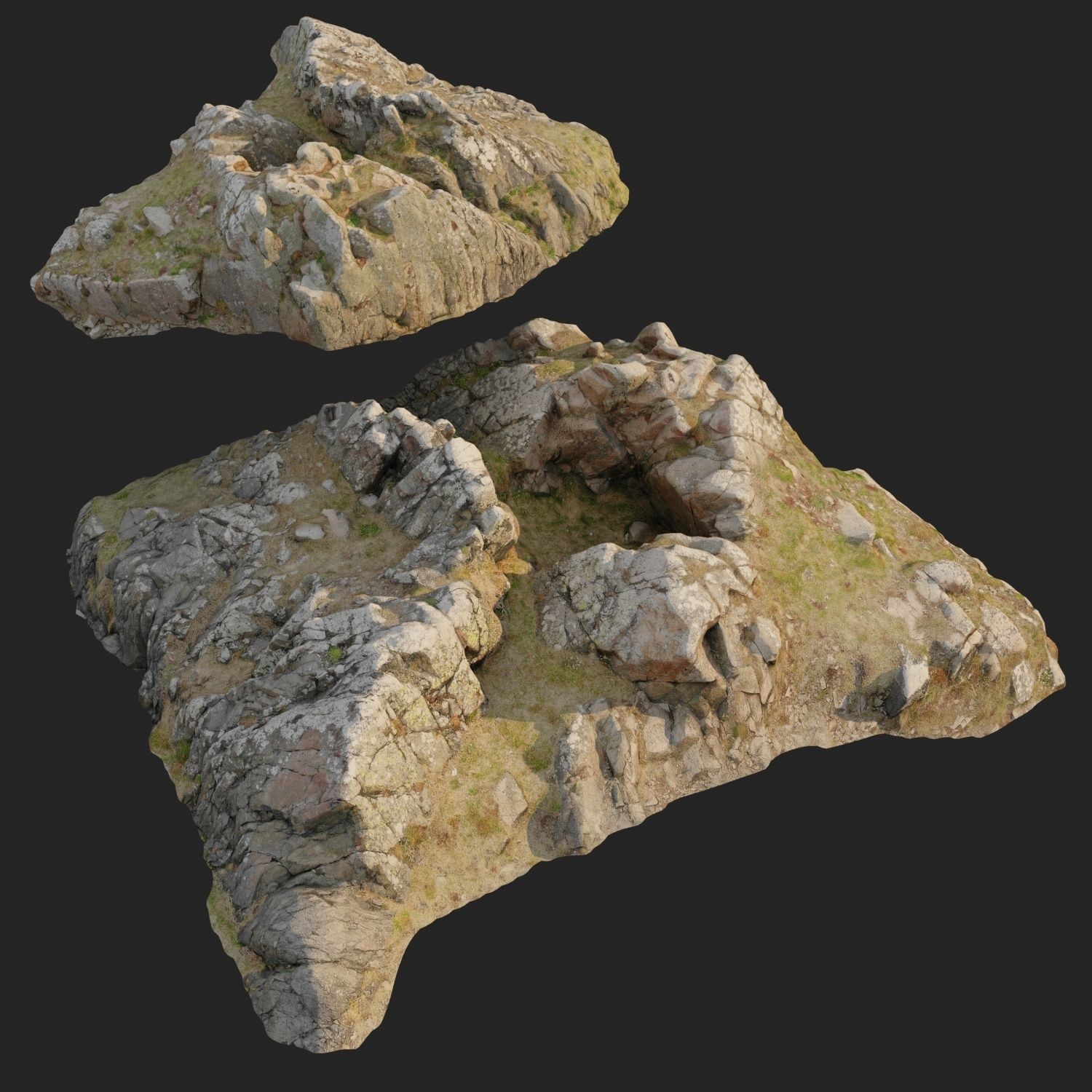 Cliff pack G bundle 3D model_12