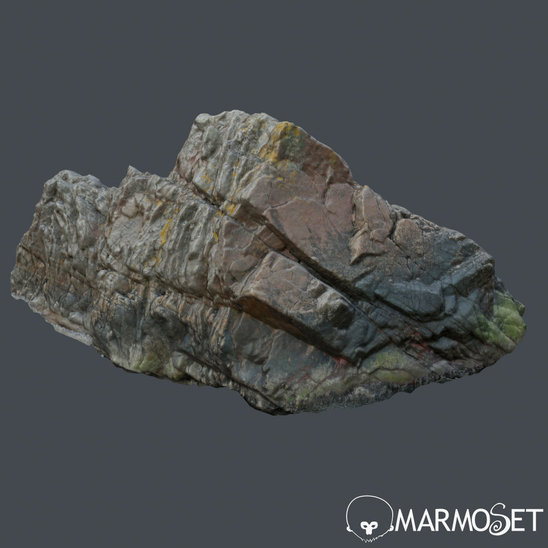 Cliff pack G bundle 3D model_41