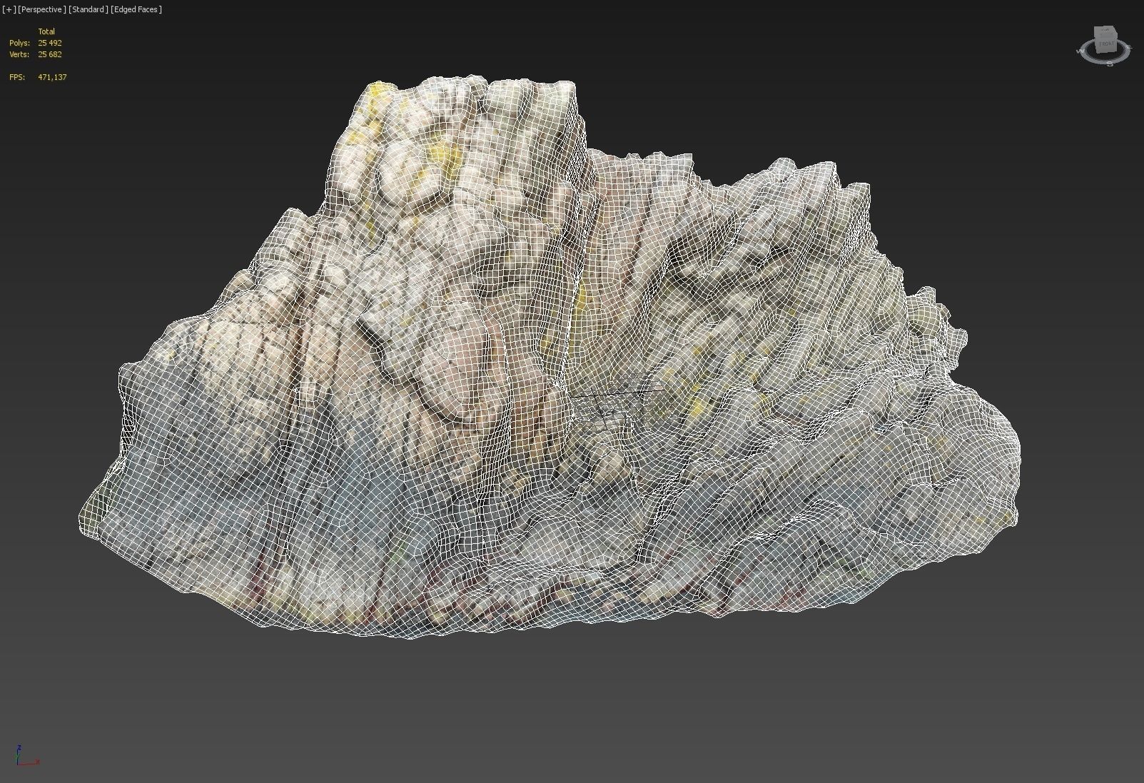 Cliff pack G bundle 3D model_9