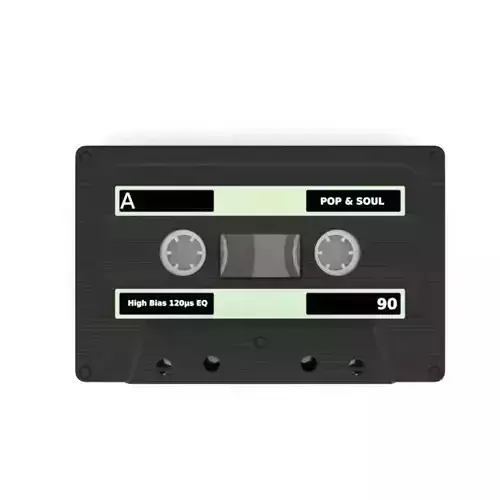 Compact cassette PBR 001 3D model