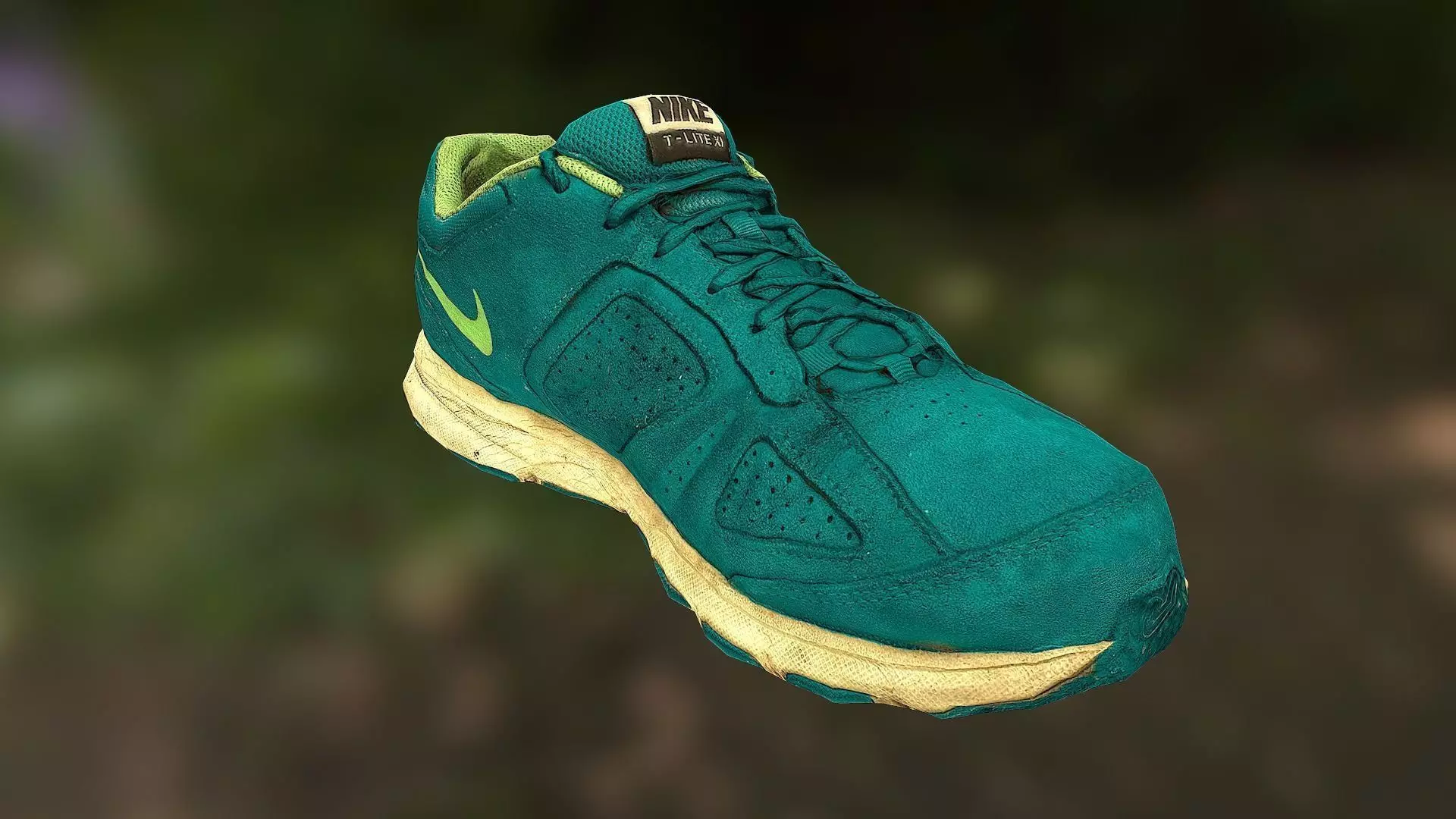 Worn Nike shoe low poly 3D model Low-poly 3D model_0