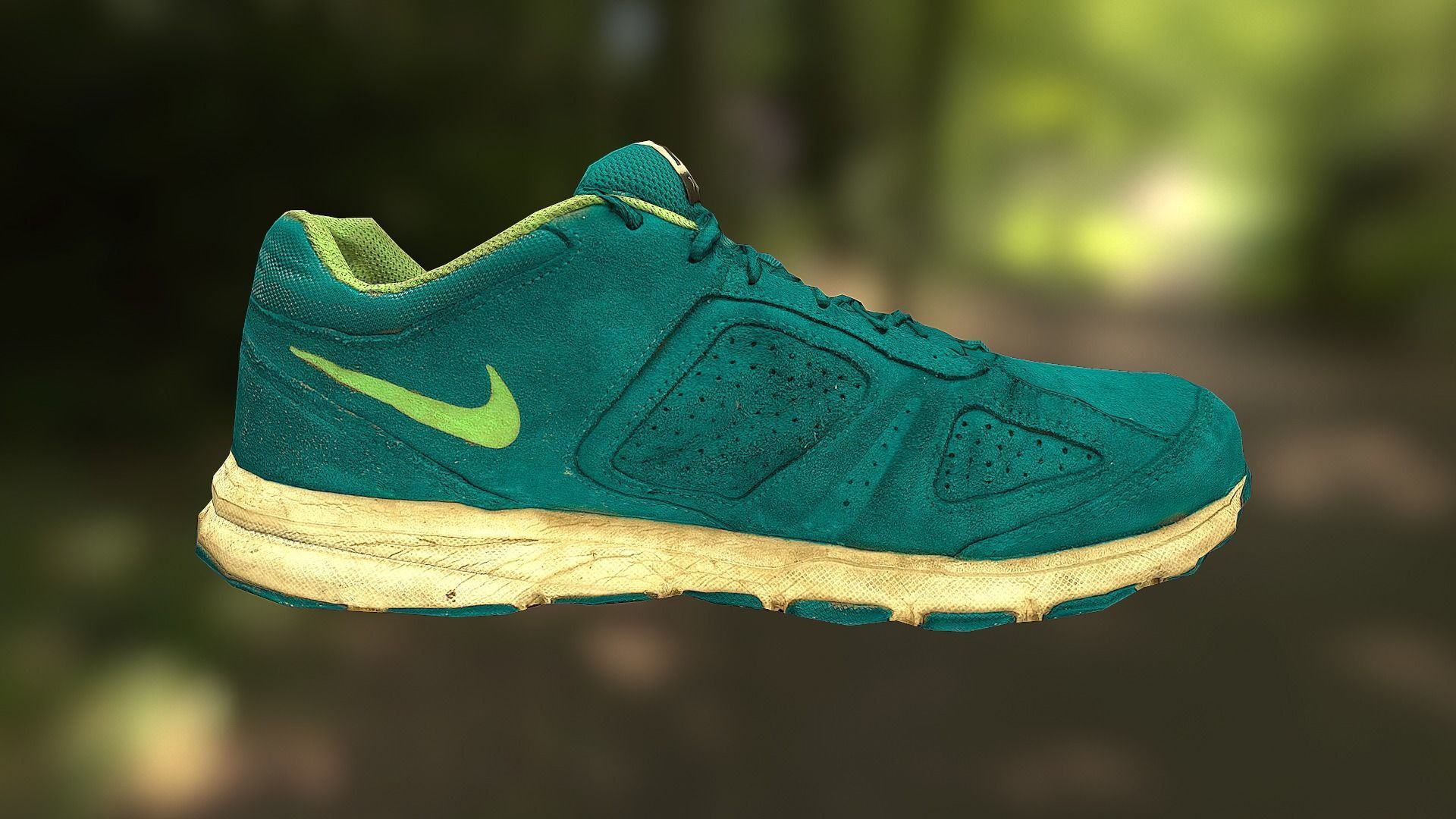 Worn Nike shoe low poly 3D model Low-poly 3D model_4