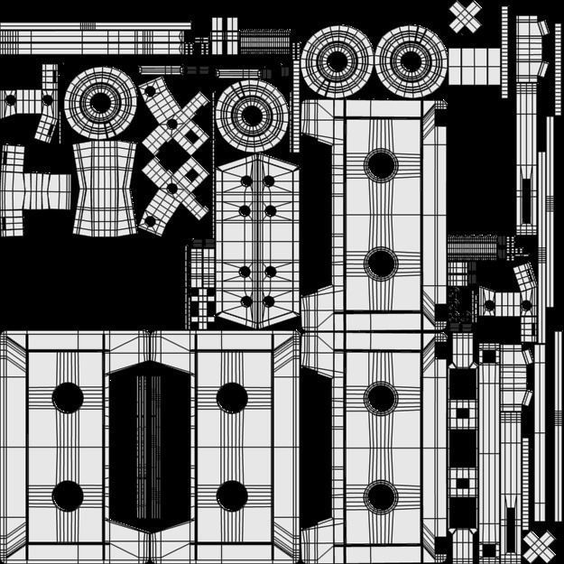 Compact cassette PBR 002 3D model_6