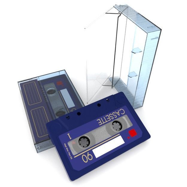 Compact cassette PBR 002 3D model_5