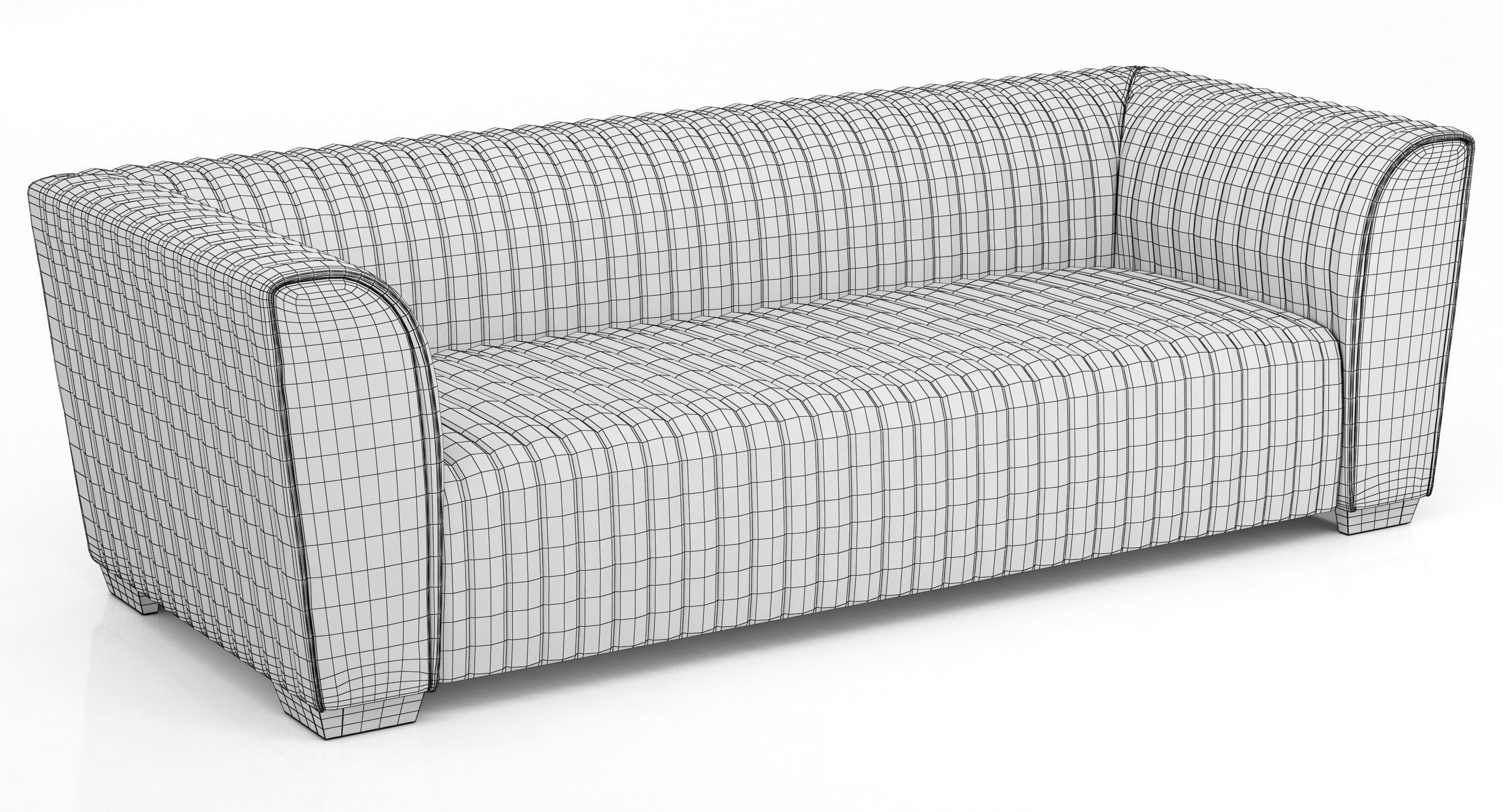 Bernhardt Kent Sofa 3D model_9