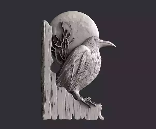 3d STL models for CNC Raven