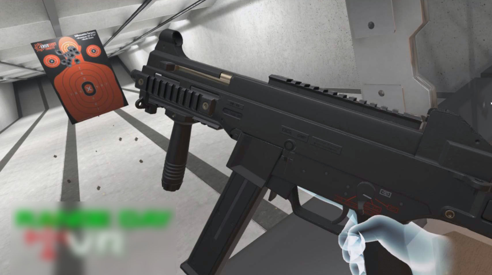 Shooting Range Interiors  Low-poly 3D model_11
