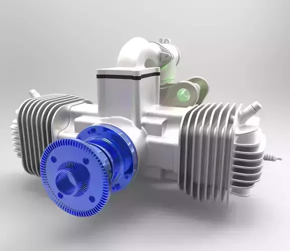 Engine 3W-342i-B2F Free 3D model