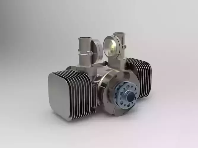 Limbach L 275E - 15 kW 20hp air cooled 2-cylinder engine Free 3D model