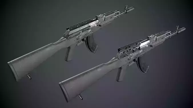 Low Poly AK 47
