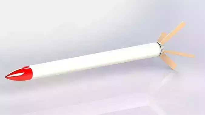 Rocket MK 40 FFAR Free 3D model
