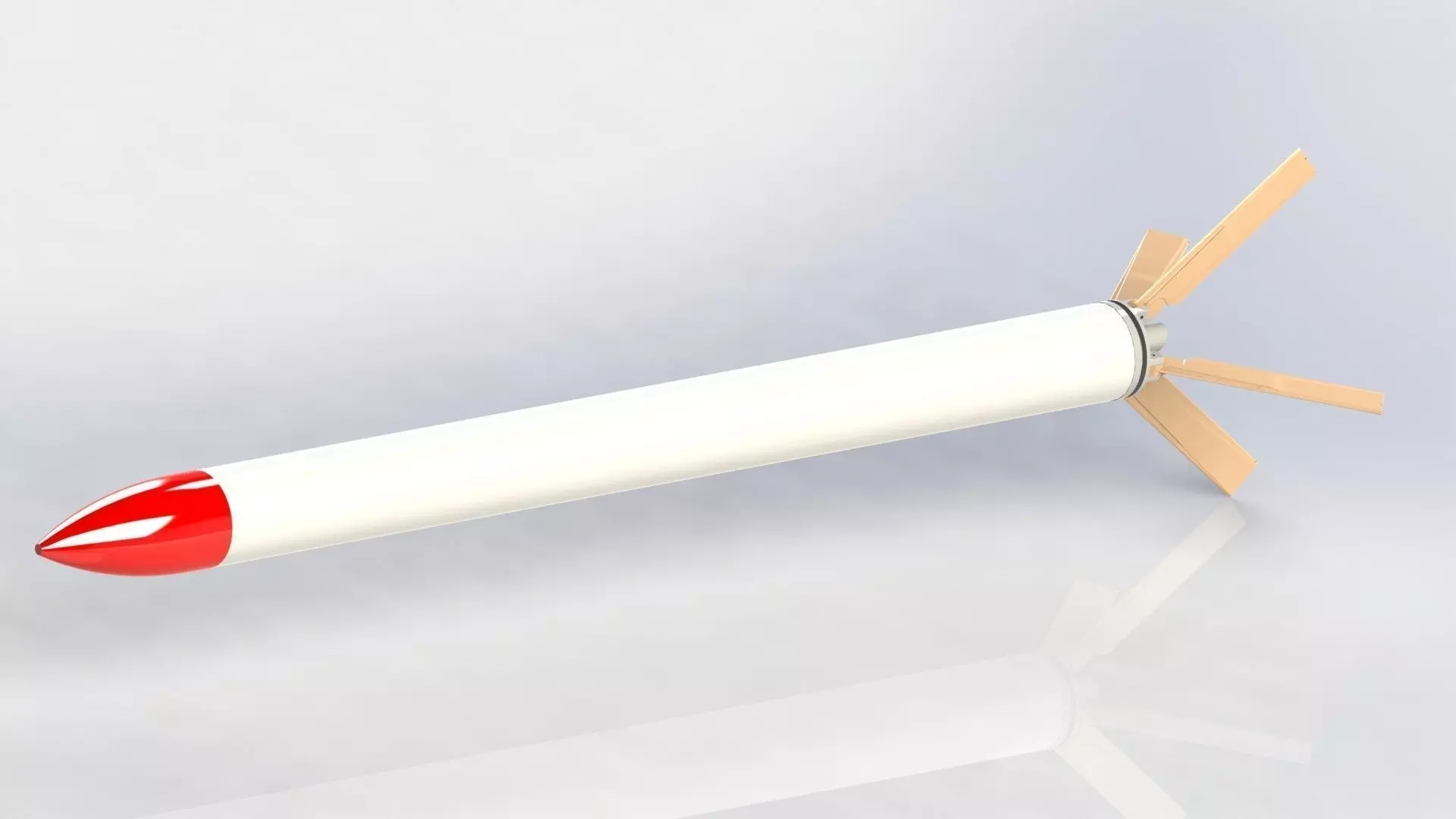 Rocket MK 40 FFAR Free 3D model_0