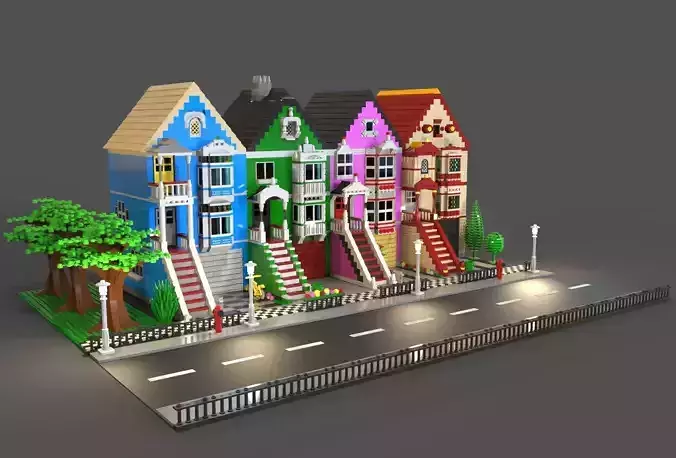 Lego fantasy 3D model