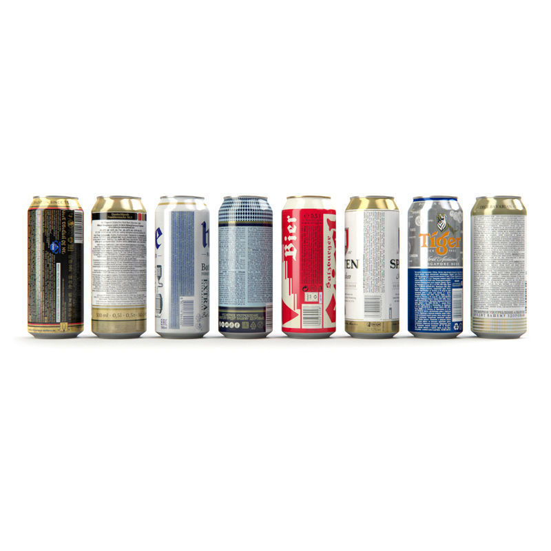 Beer in aluminum cans Vol 1 3D model_3