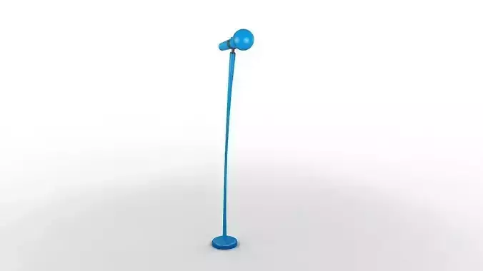 Cartoon Microphone 3D model