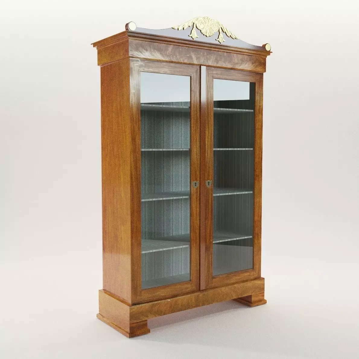 Classicistic vitrine - Austria around 1800 3D model_0