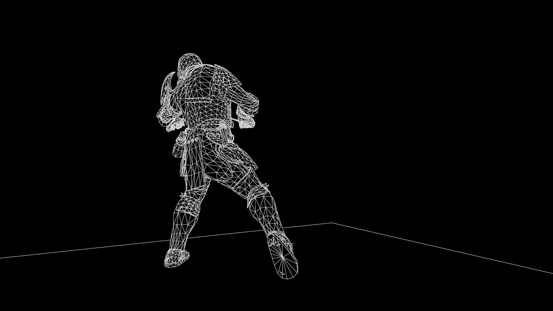 orks assasin Low-poly 3D model_13