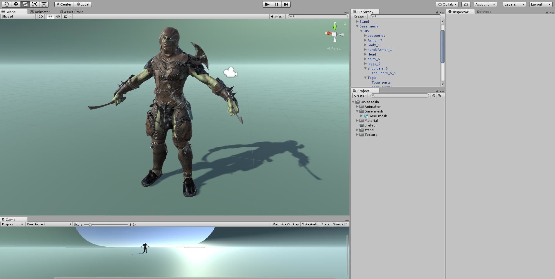 orks assasin Low-poly 3D model_12