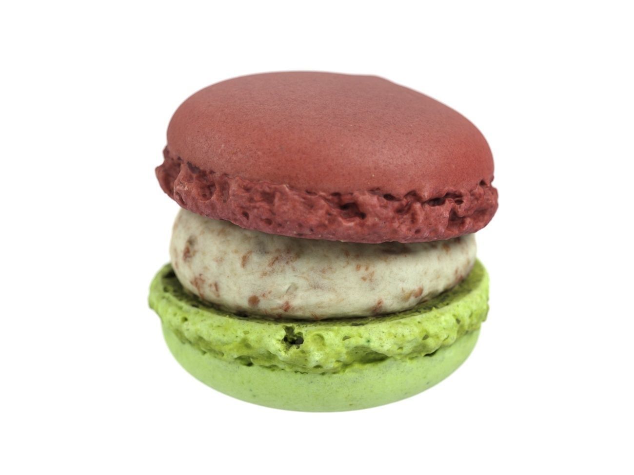 Photorealistic Macaron 3D Scan 2 3D model_1
