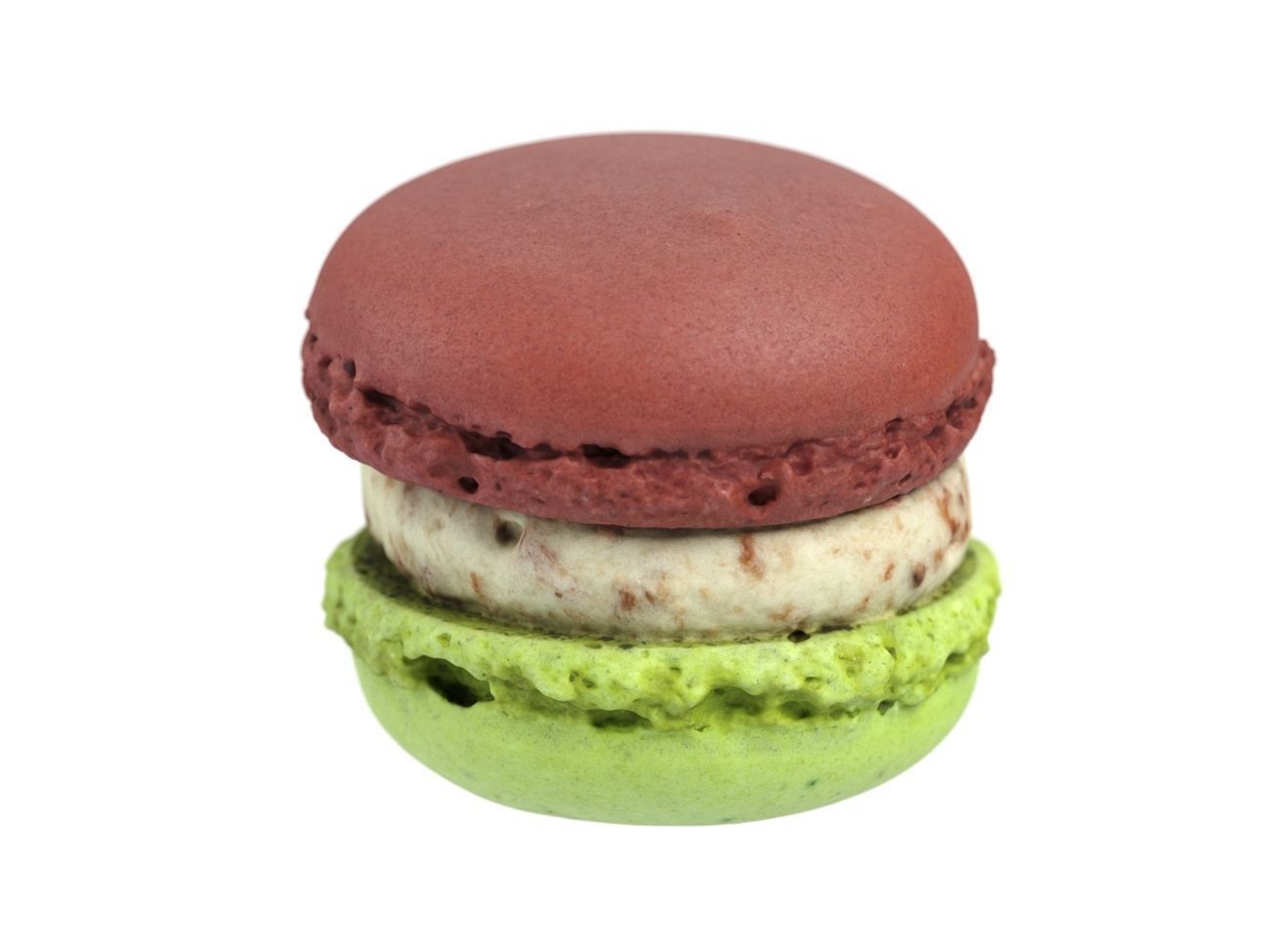 Photorealistic Macaron 3D Scan 2 3D model_2