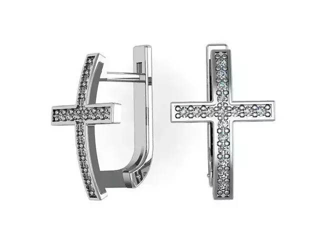 Earrings  cross set 