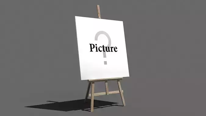 Painting Stand 3D model
