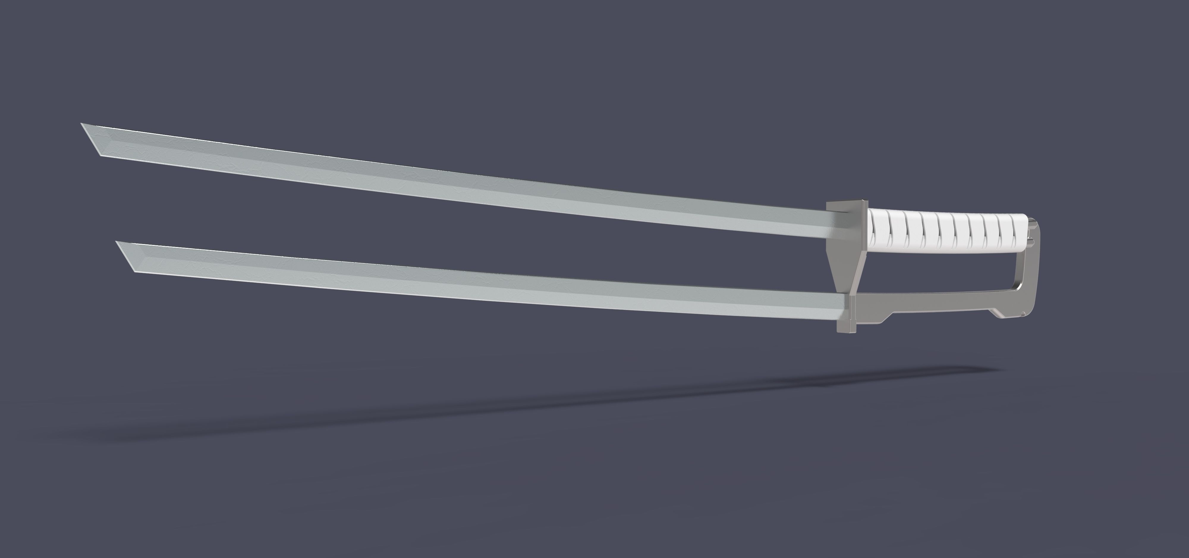 Sword of Shatterstar from movie Deadpool 2 3D model_7