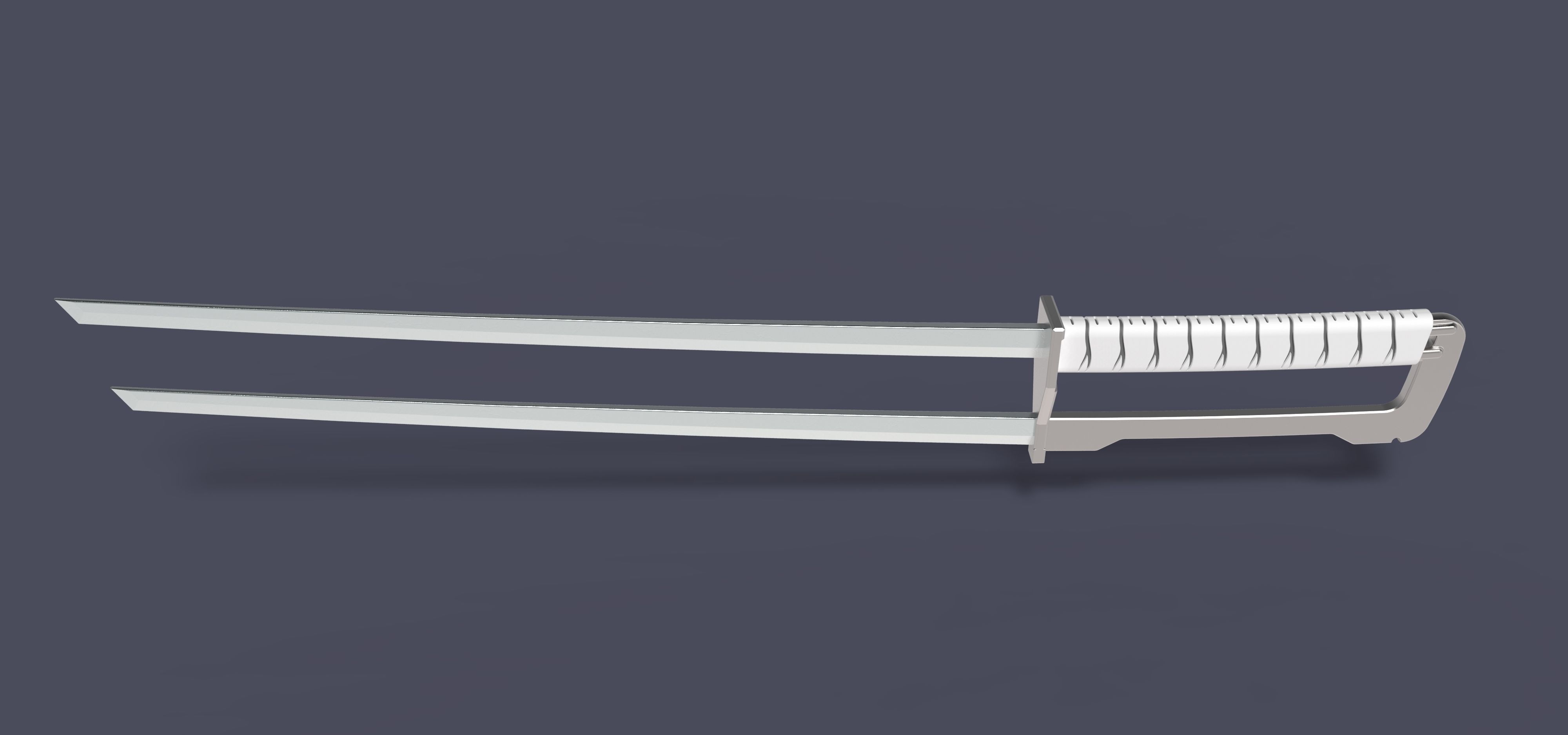 Sword of Shatterstar from movie Deadpool 2 3D model_12